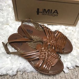 SALE! Mia Heritage Leather Huarache Sz 7